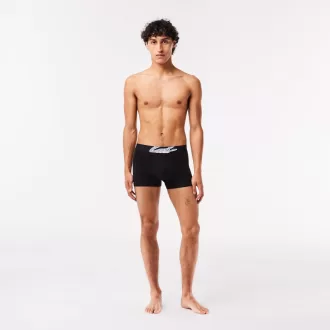 Men’s Lacoste Crocodile Print Trunk Three-Pack