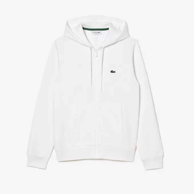 Men’s Lacoste Kangaroo Pocket Fleece Zipped Hoodie