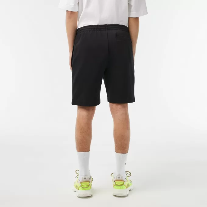 Men’s Lacoste Organic Brushed Cotton Fleece Jogger Shorts Men’s Lacoste Organic Brushed Cotton Fleece Jogger Shorts