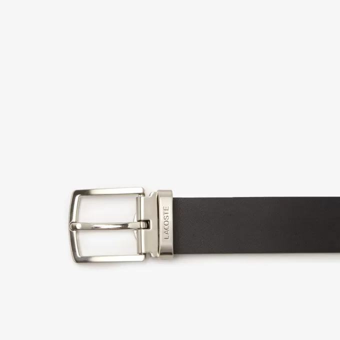 Men’s Lacoste Pin And Flat Buckle Belt Gift Set