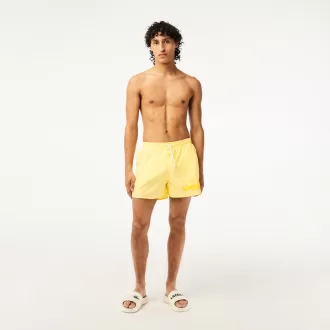 Men’s Lacoste Quick Dry Swim Trunks with Integrated Lining