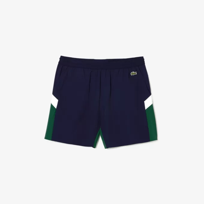 Men’s Lacoste Recycled Polyamide Colourblock Swim Trunks