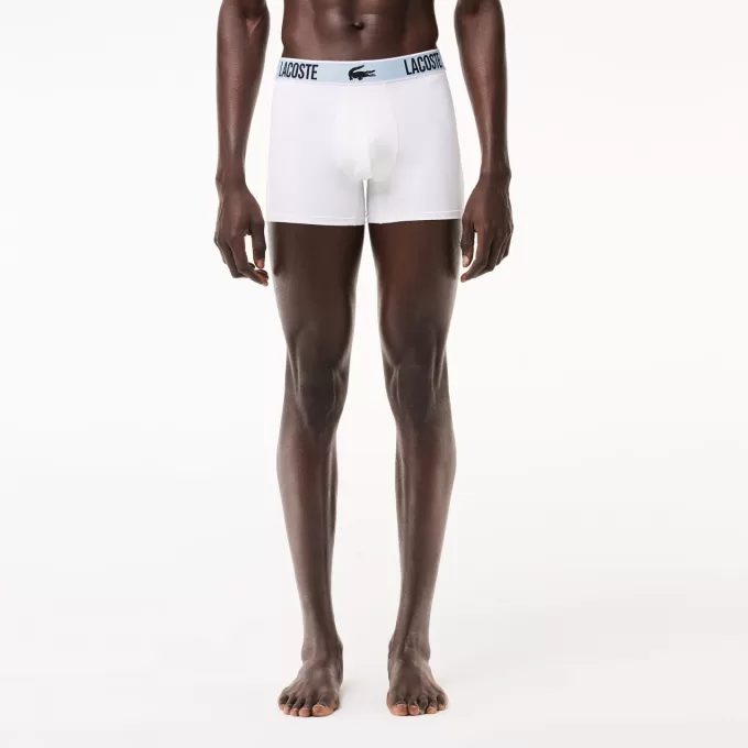 Men’s Lacoste Recycled Polyester Jersey Trunk Three-Pack Men’s Lacoste Recycled Polyester Jersey Trunk Three-Pack