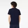 Mens Lacoste Regular Fit Logo Stripe T-shirt