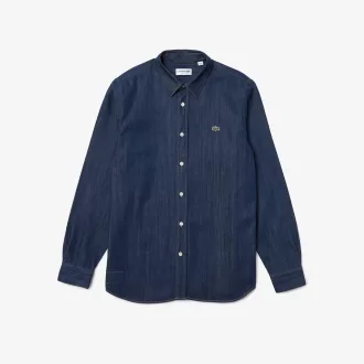 Men’s Lacoste Regular Fit Organic Cotton Denim Shirt