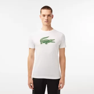 Men’s Lacoste SPORT 3D Print Crocodile Breathable Jersey T-shirt