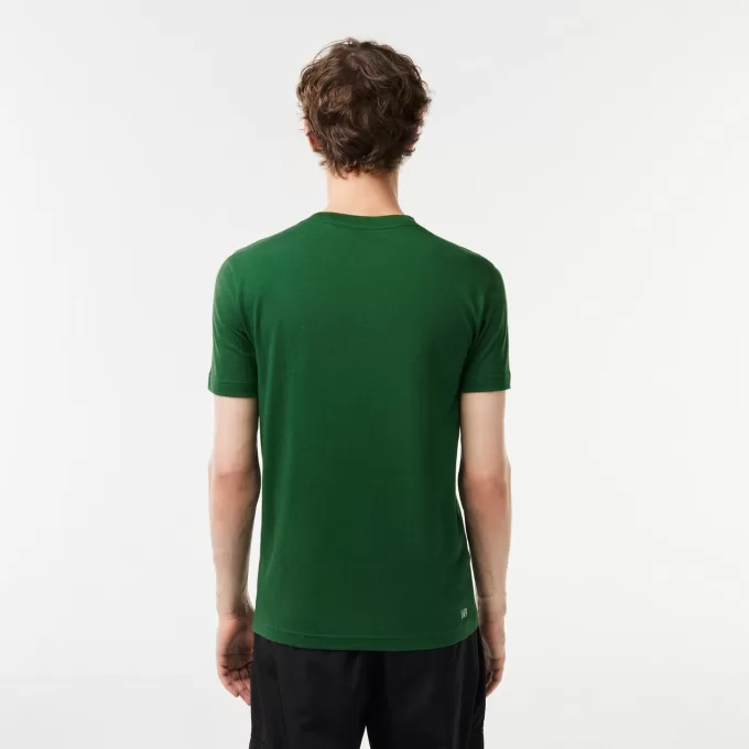 Men’s Lacoste SPORT 3D Print Crocodile Breathable Jersey T-shirt