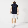 Men’s Lacoste SPORT Colourblock Breathable Resistant Regular Fit Polo Shirt