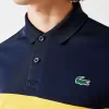 Men’s Lacoste SPORT Colourblock Breathable Resistant Regular Fit Polo Shirt