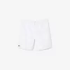 Men’s Lacoste SPORT tennis shorts in solid diamond weave taffeta Men’s Lacoste SPORT tennis shorts in solid diamond weave taffeta