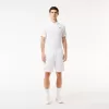 Men’s Lacoste SPORT tennis shorts in solid diamond weave taffeta Men’s Lacoste SPORT tennis shorts in solid diamond weave taffeta