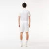 Men’s Lacoste SPORT tennis shorts in solid diamond weave taffeta Men’s Lacoste SPORT tennis shorts in solid diamond weave taffeta