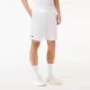 Men’s Lacoste SPORT tennis shorts in solid diamond weave taffeta Men’s Lacoste SPORT tennis shorts in solid diamond weave taffeta