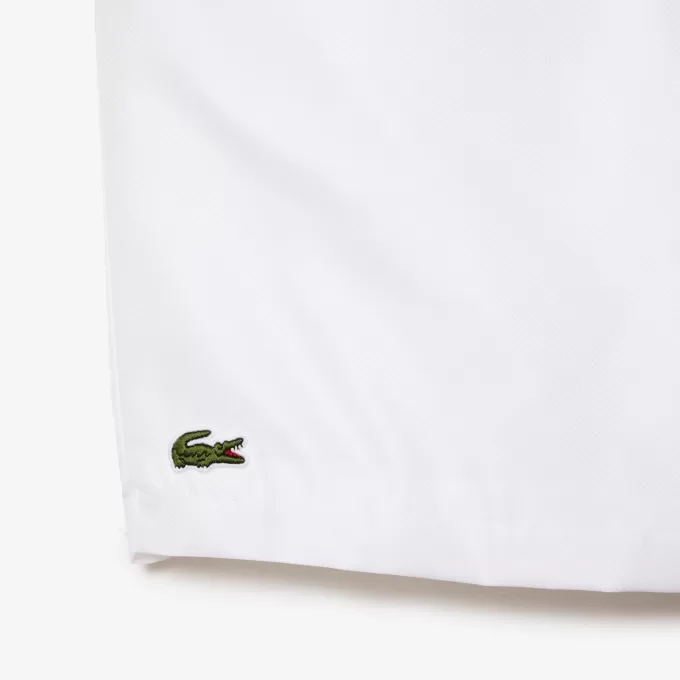 Men’s Lacoste SPORT tennis shorts in solid diamond weave taffeta Men’s Lacoste SPORT tennis shorts in solid diamond weave taffeta