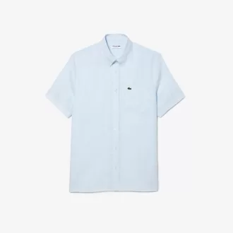 Men’s Lacoste Short Sleeve Linen Shirt