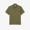 Men’s Lacoste Short Sleeve Linen Shirt