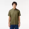 Men’s Lacoste Short Sleeve Linen Shirt