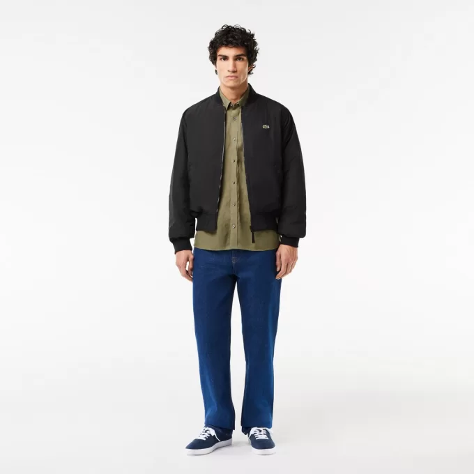 Men’s Lacoste Short Sleeve Linen Shirt