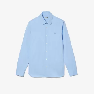 Men’s Lacoste Slim Fit French Collar Cotton Poplin Shirt