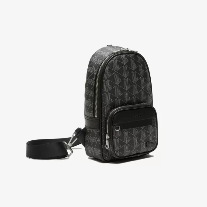 Men’s Lacoste The Blend Monogram Print Cross Body Bag Men’s Lacoste The Blend Monogram Print Cross Body Bag