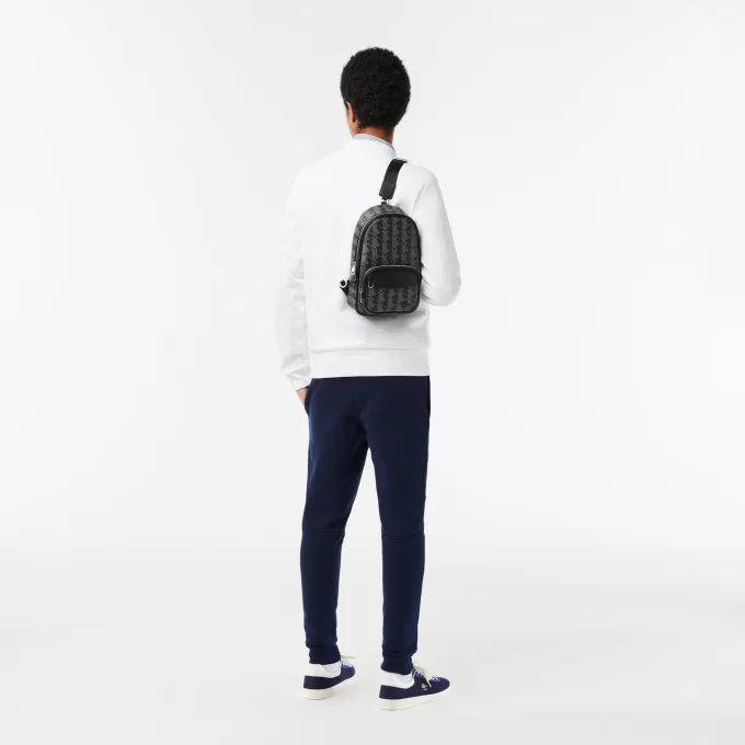Men’s Lacoste The Blend Monogram Print Cross Body Bag Men’s Lacoste The Blend Monogram Print Cross Body Bag