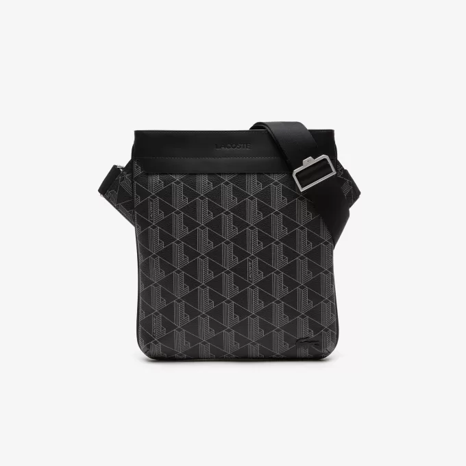 Men’s Lacoste The Blend Monogram Print Shoulder Bag