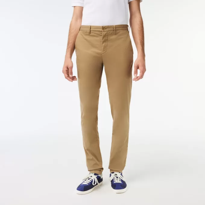 Men’s New Classic Slim Fit Stretch Cotton Trousers