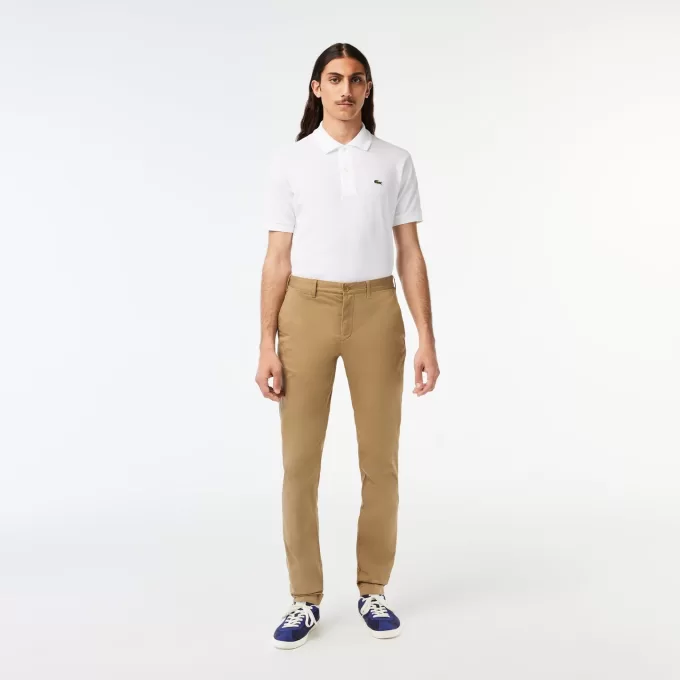 Men’s New Classic Slim Fit Stretch Cotton Trousers