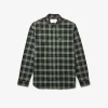 Men’s Regular Fit Cotton Twill Checkered Shirt