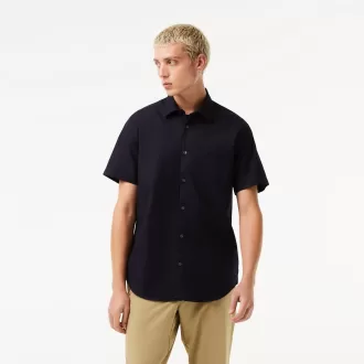 Men’s Regular Fit Solid Cotton Shirt