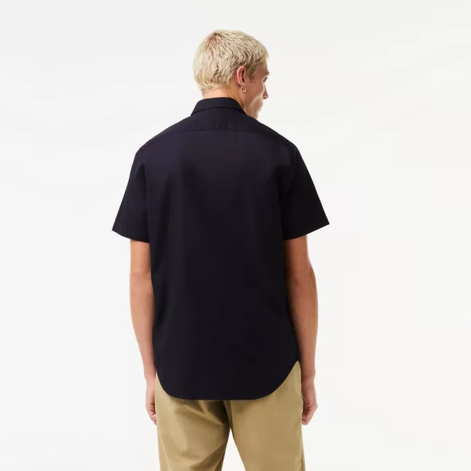 Men’s Regular Fit Solid Cotton Shirt