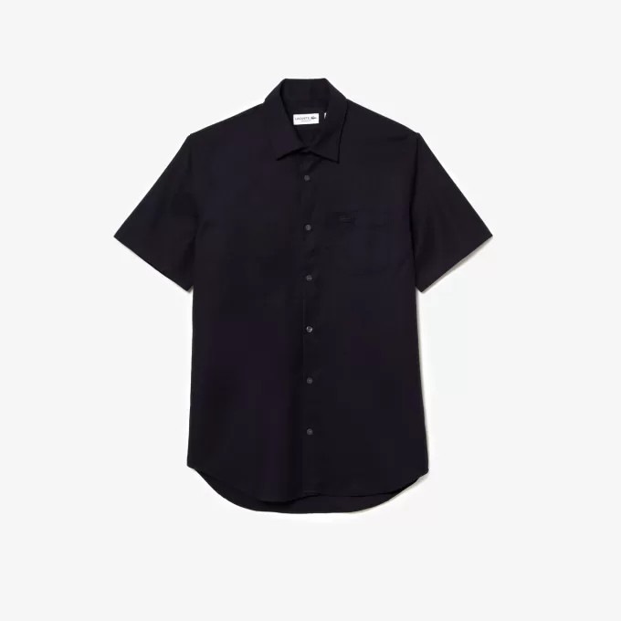 Men’s Regular Fit Solid Cotton Shirt
