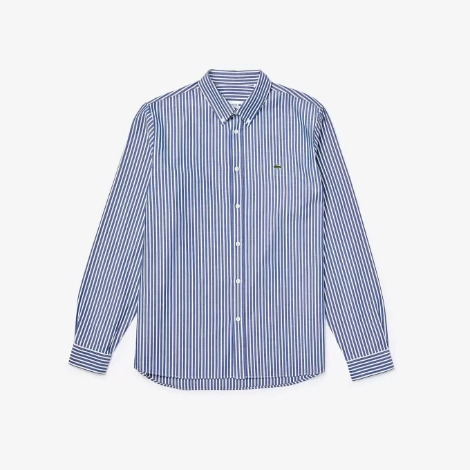 Men’s Regular Fit Striped Cotton Shirt