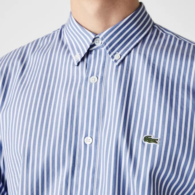 Men’s Regular Fit Striped Cotton Shirt