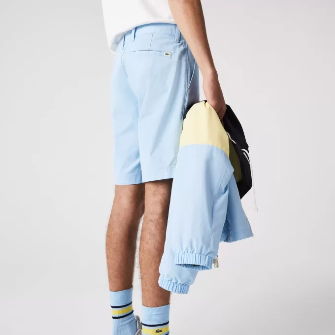 Men’s Slim Fit Stretch Gabardine Bermuda Shorts