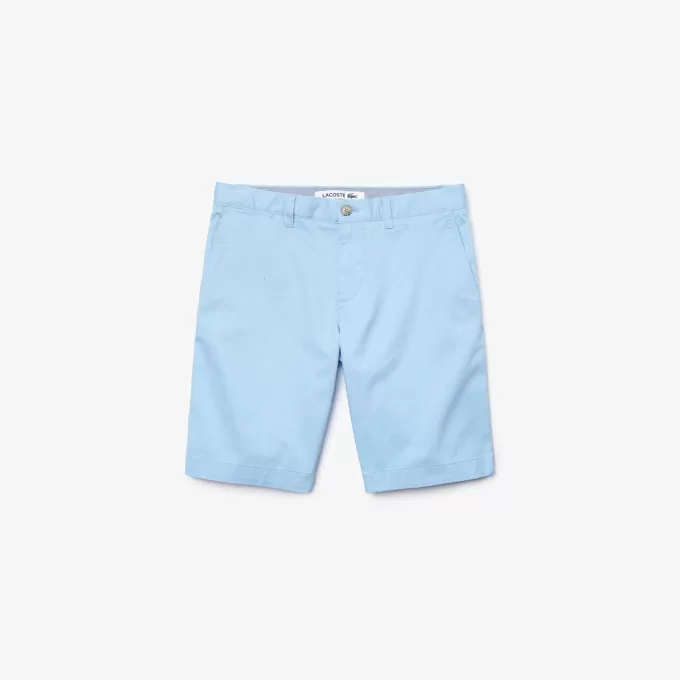 Men’s Slim Fit Stretch Gabardine Bermuda Shorts