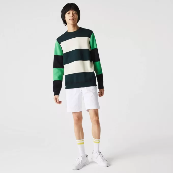 Men’s Slim Fit Stretch Gabardine Bermuda Shorts