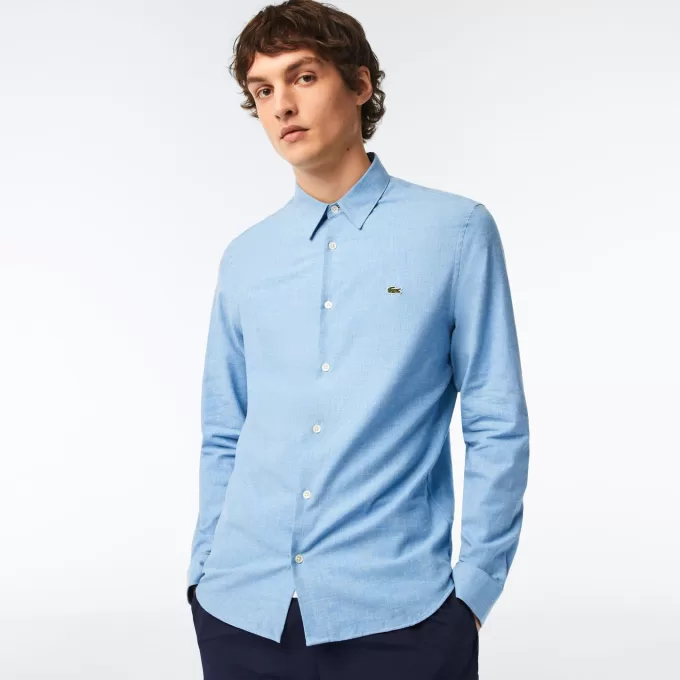Men’s Slim fit Cotton Chambray Shirt