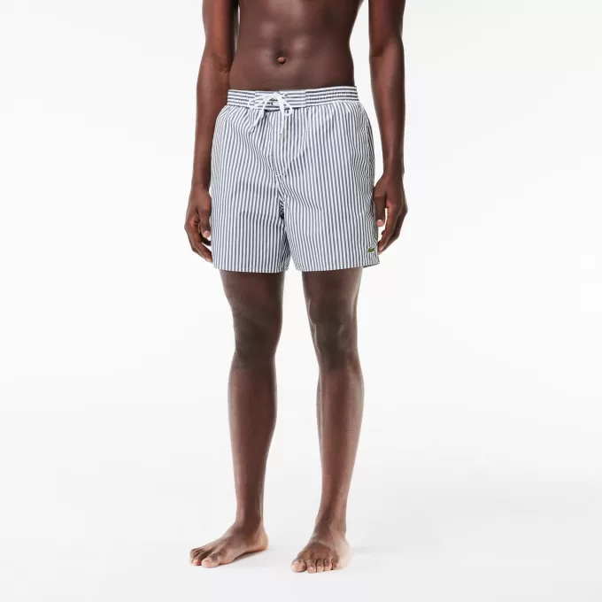 Men’s Striped Swimming Trunks