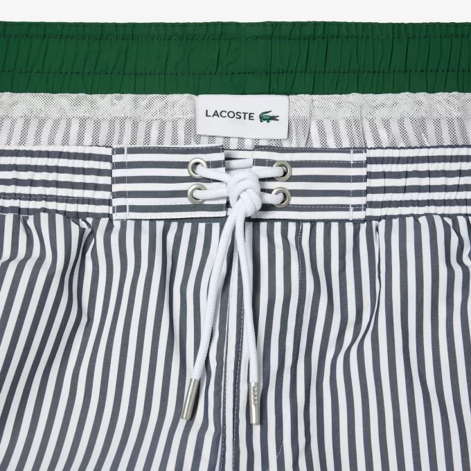 Men’s Striped Swimming Trunks
