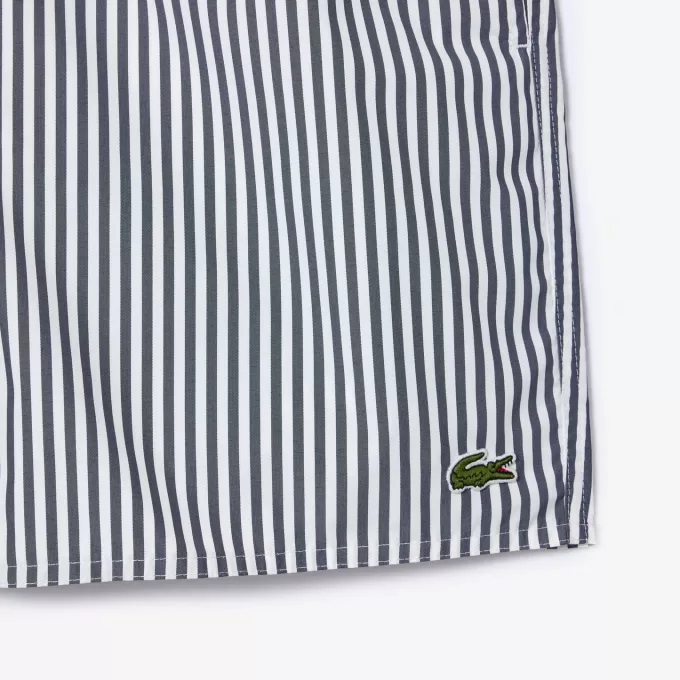 Men’s Striped Swimming Trunks