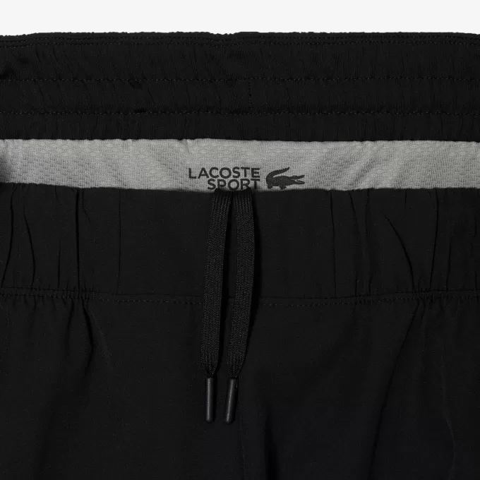 Mens Two-Tone Lacoste Sport Shorts with Built-in Undershorts Mens Two-Tone Lacoste Sport Shorts with Built-in Undershorts