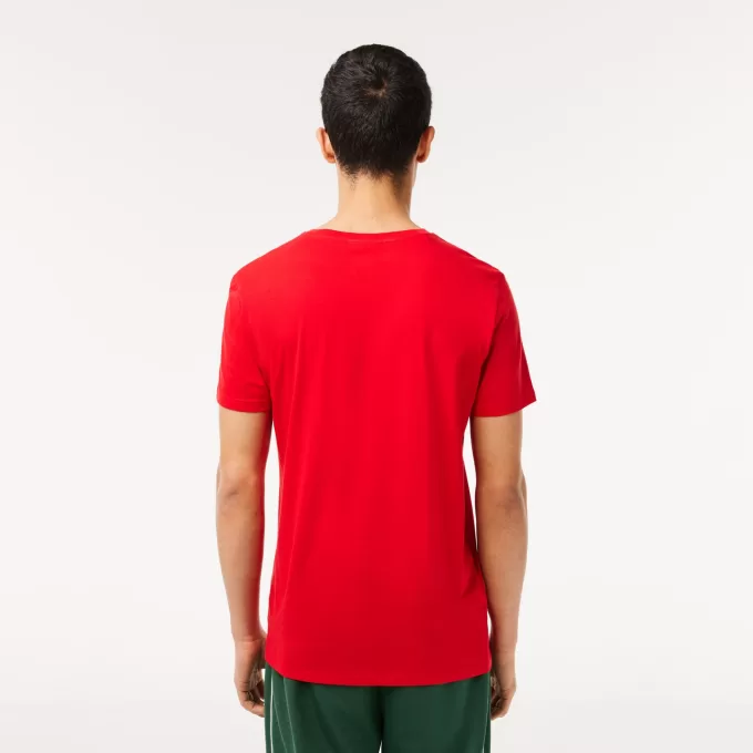 Men’s V-neck Pima Cotton Jersey T-shirt