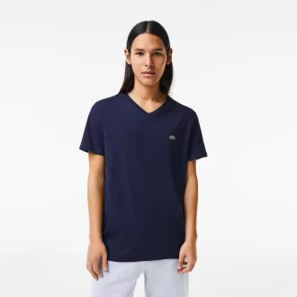 Men’s V-neck Pima Cotton Jersey T-shirt