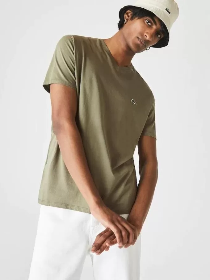 Men’s V-neck Pima Cotton Jersey T-shirt