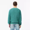 Mercerized Carded Wool Crew Neck Sweater