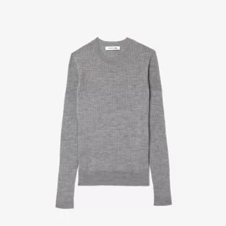 Merino Wool 3D Rib Sweater