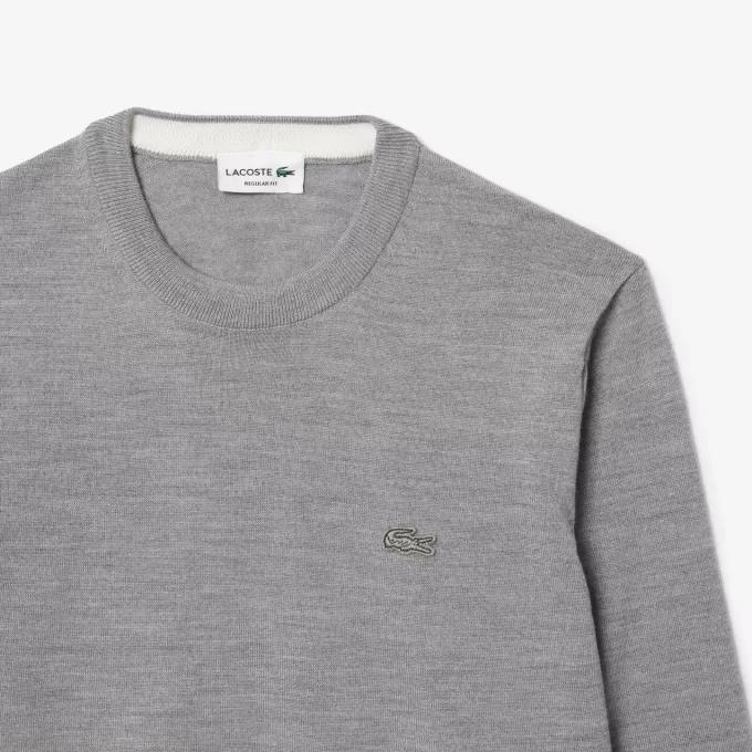 Merino Wool Crew Neck Sweater