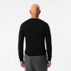 Merino Wool Monochrome V Neck Sweater