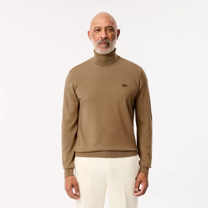 Merino Wool Roll Neck Sweater